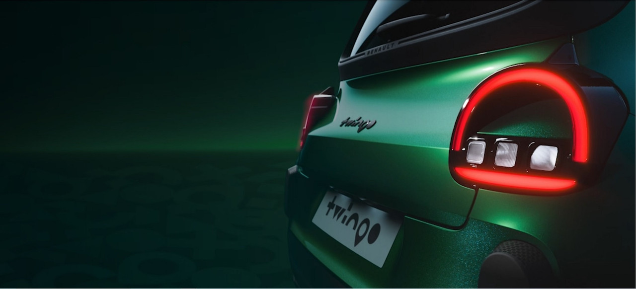 Twingo E-Tech achterkant
