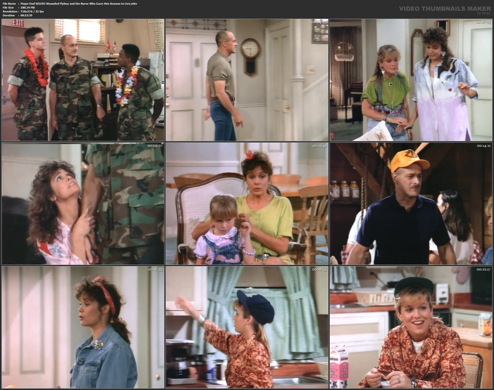 Major Dad S01E05 Wounded Flyboy and the Nurse Who Gave Him Reason to Live.mkv