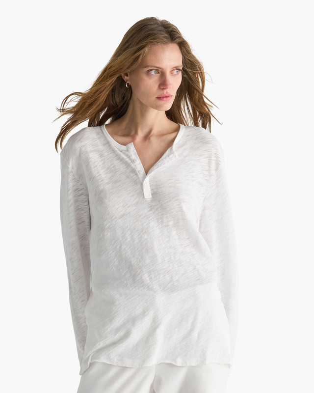 HENLEY SLUBJERSEY WHITE PS26 0073