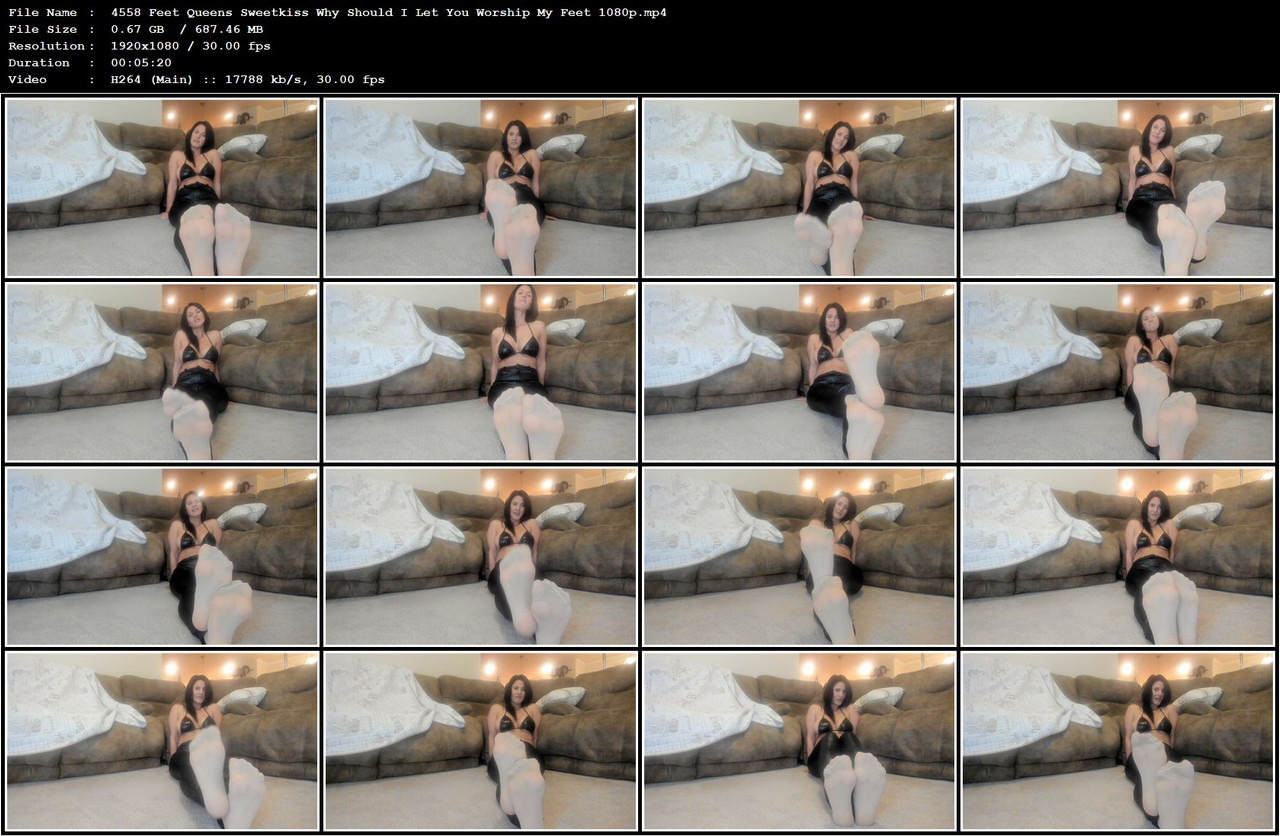 4558 Feet Queens Sweetkiss Why Should I Let You Worship My Feet 1080p mp4