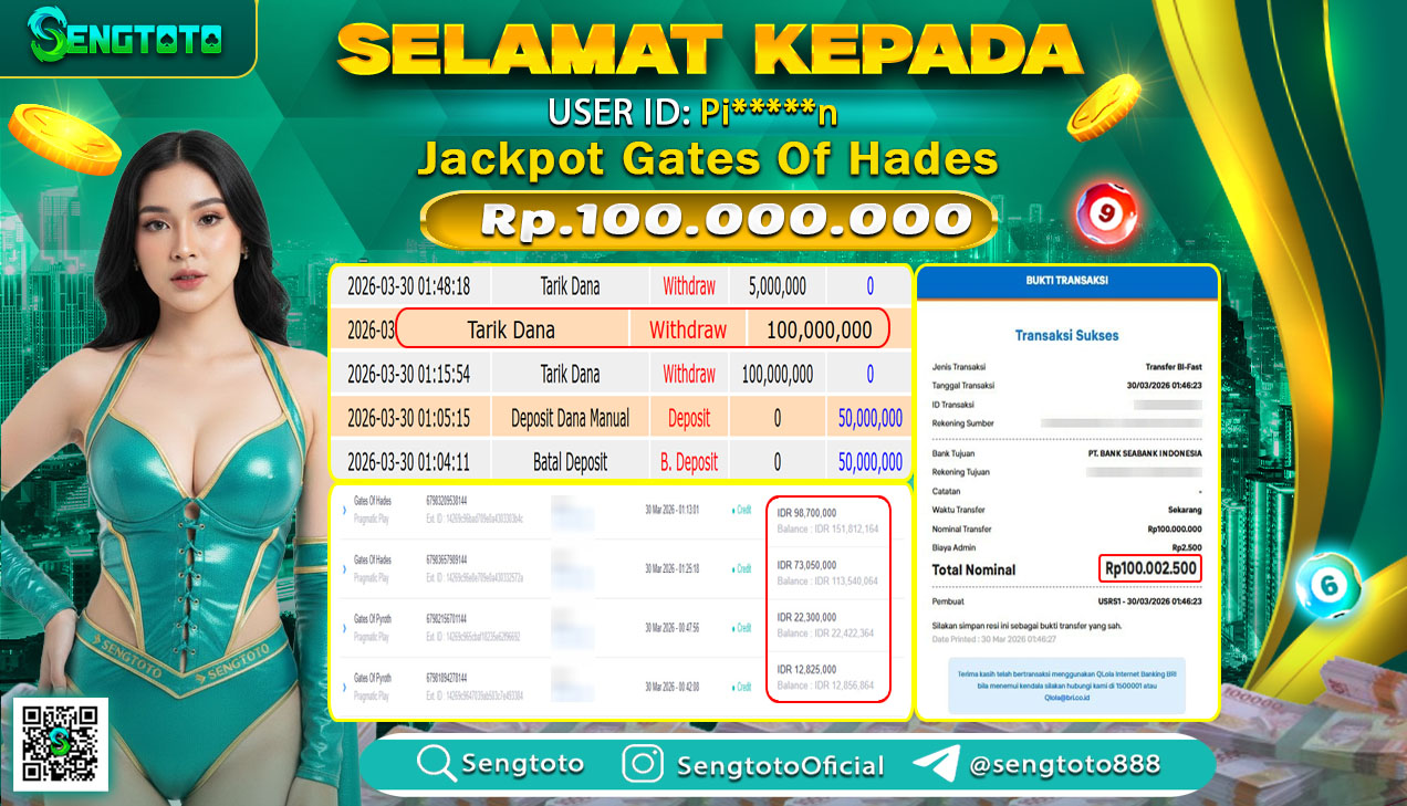 BUKTI PEMBAYARAN SLOT GATES OF HADES