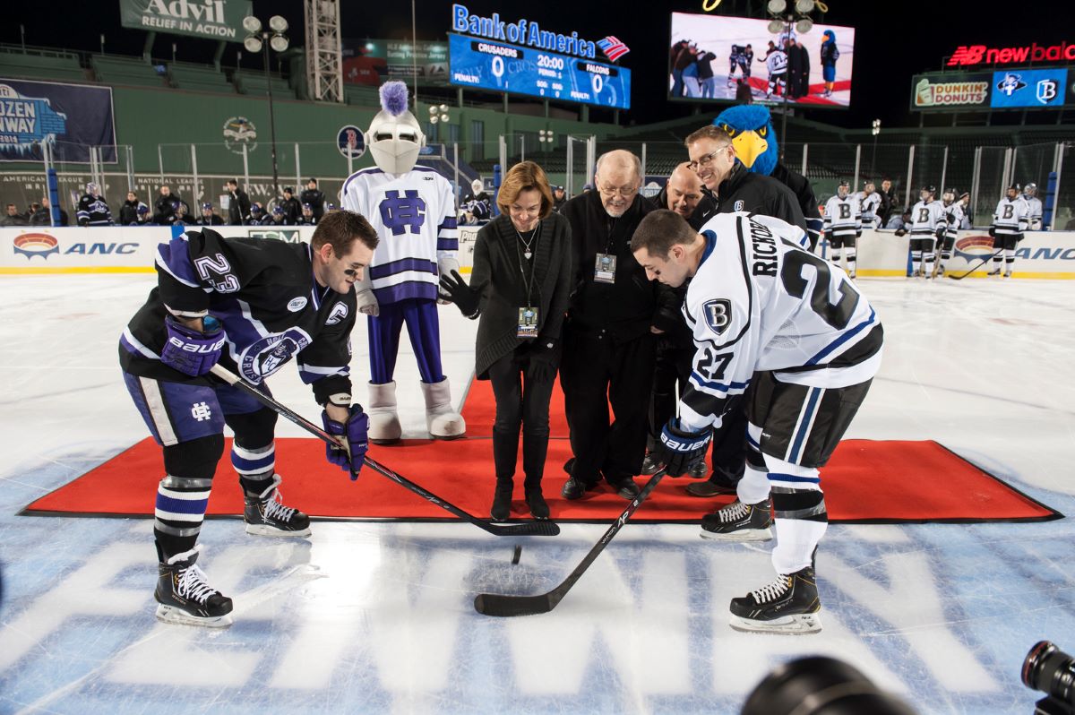 History of Bentley University Ice Hockey