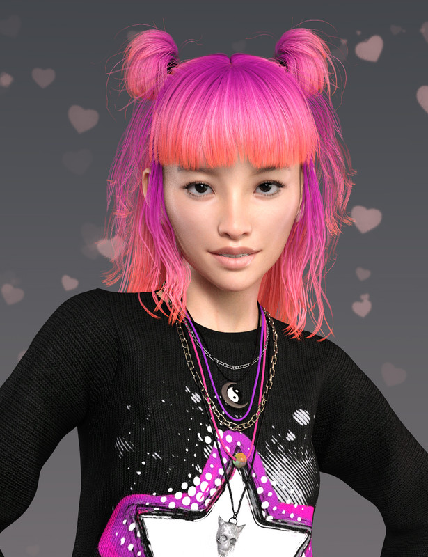 Mirai Hair for Genesis 3 and 8 Female(s) Mirai Hair for Genesis 3 and 8 Female(s)