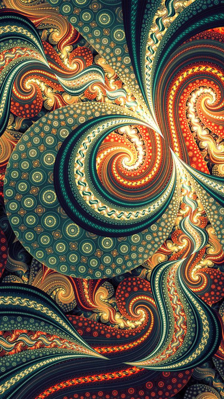 Batik Fractal Wallpaper Android Abstract Wallpaper