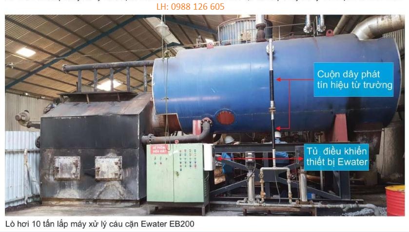 thiết bị xử lý cáu cặn cho lò hơ
