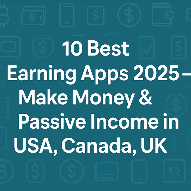 10 Best Earning Apps 2025 10 Best Earning Apps 2025 – Make Money & Passive Income in USA, Canada, UK