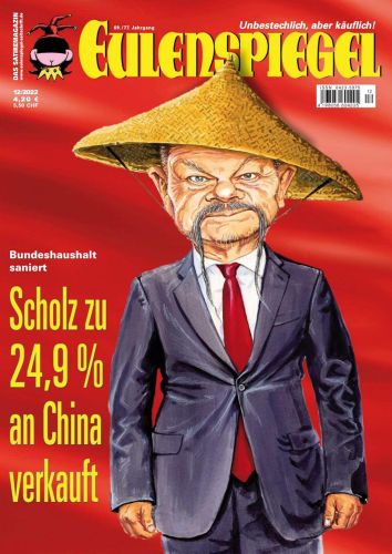 Cover: Eulenspiegel Satiremagazin No 12 Dezember 2022