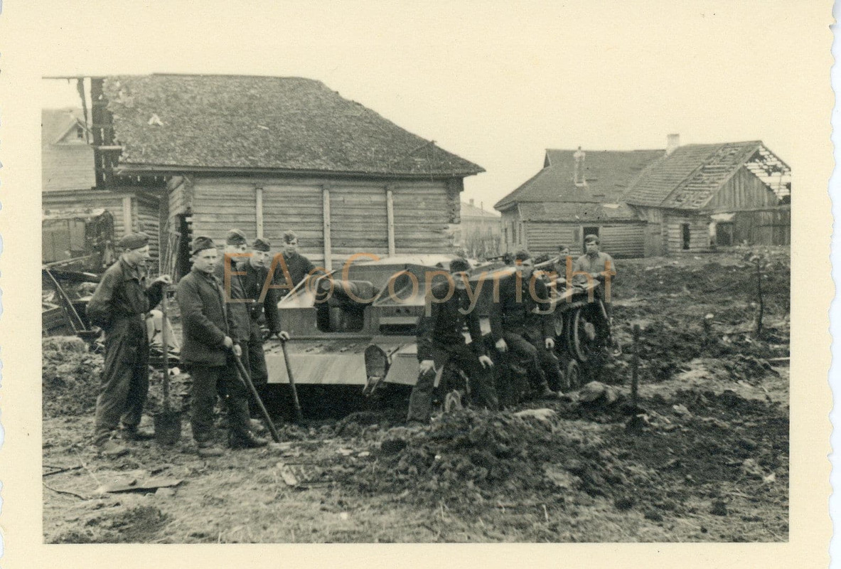 StuG Batterie Sturmgeschütz Panzer Tank Russland