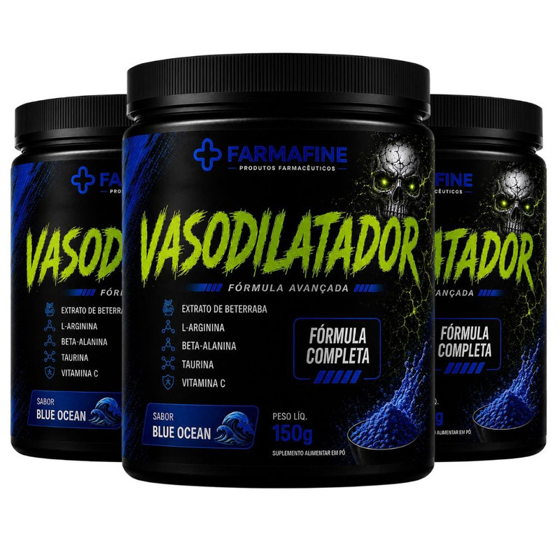 Vasodilatador Farmafine — 3 potes