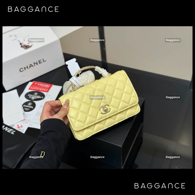 Chanel 24A Wallet On Chain (WOC) Grained Calfskin 19cm - EVCHFW-W24A