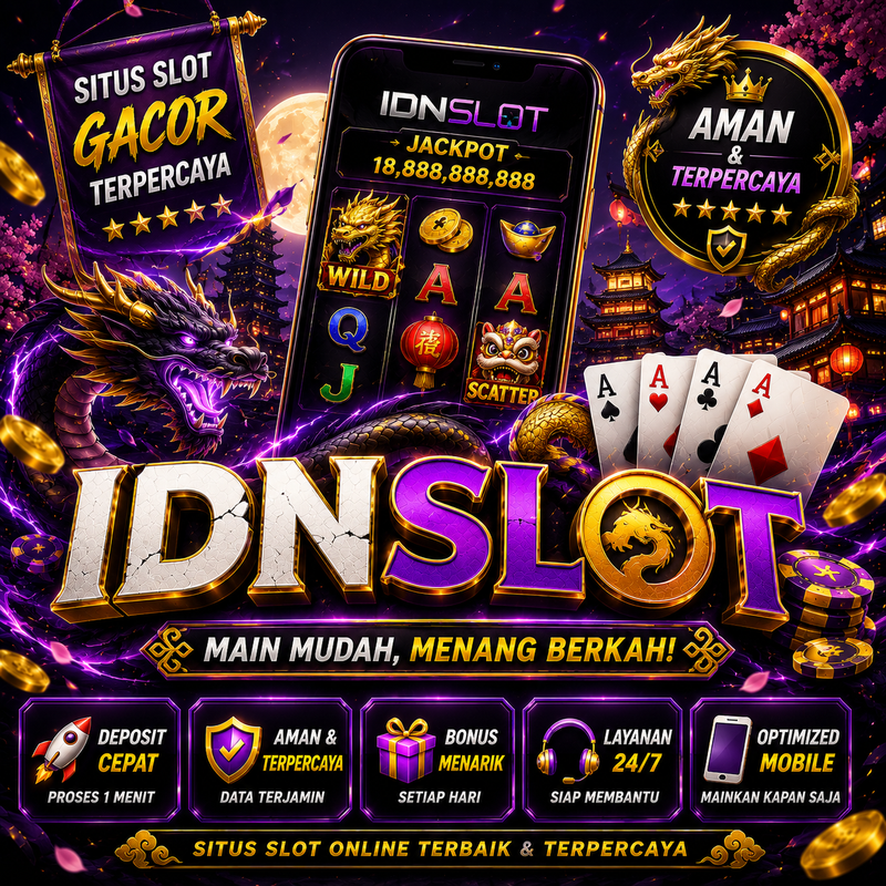 IDNSLOT | Agen Resmi Akun Demo, RTP Live & Slot Online Gacor Maxwin  Terlengkap 2026