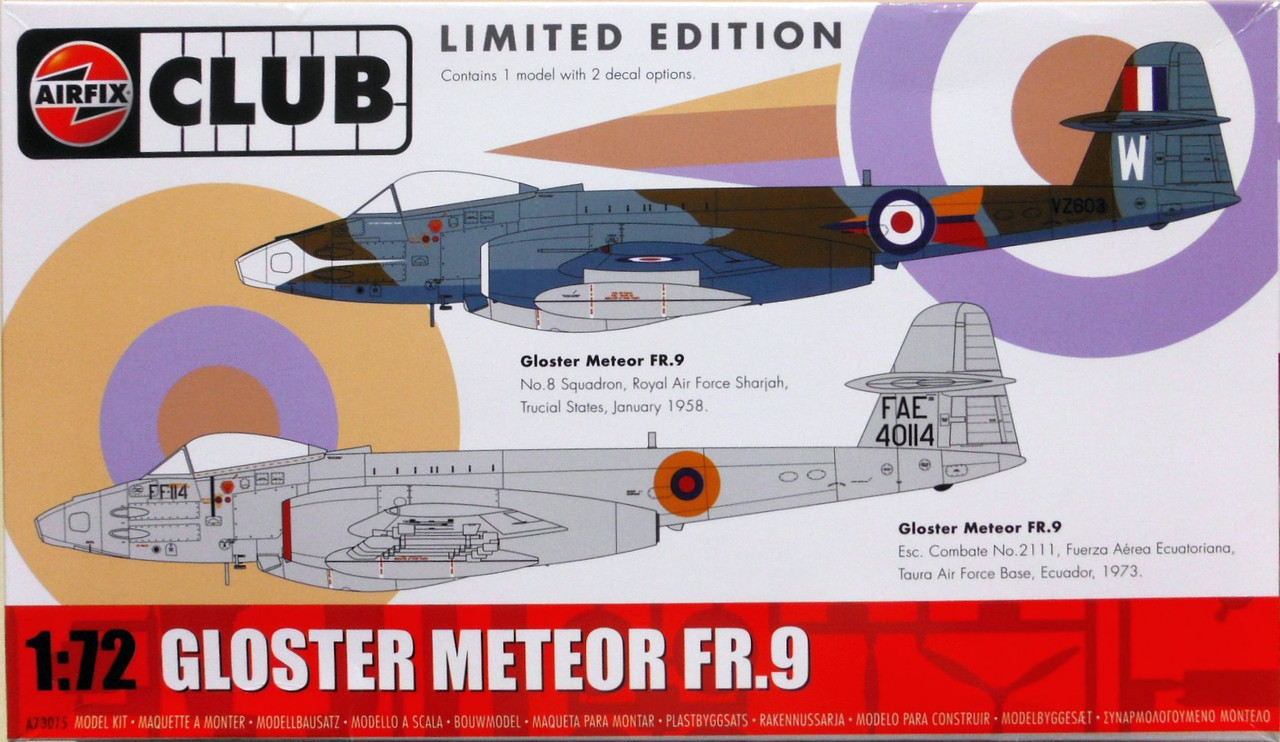 Airfix 72 Gloster Meteor FR.9 (A73015)
