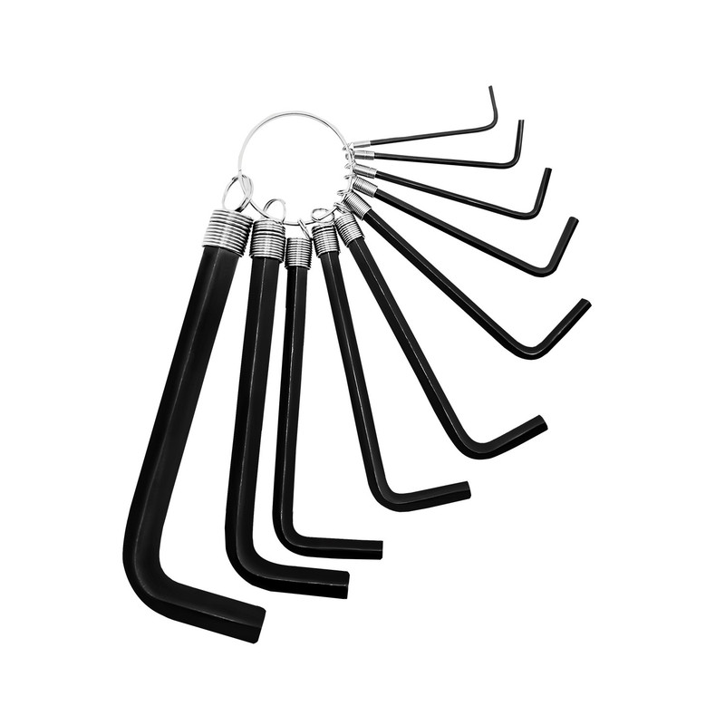JUG. LLAVE ALEN NEGR. 10PCS (1.5-10MM) KAMASA