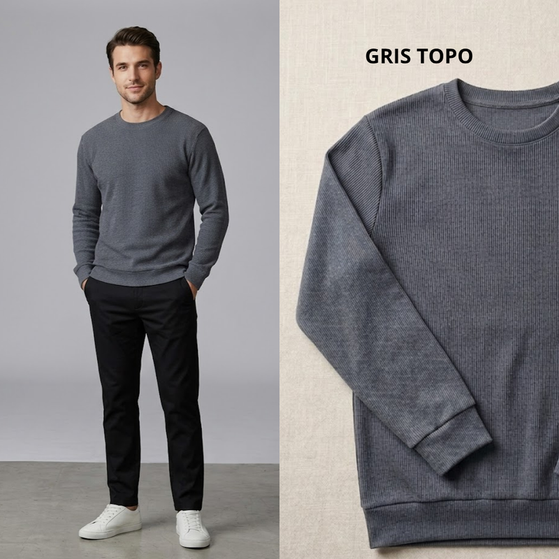 Su&eacute;ter Gris