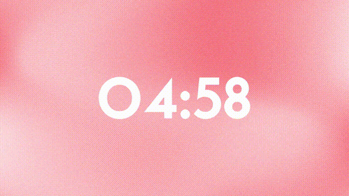 Contador Regresivo 5 Min Pastel Pink