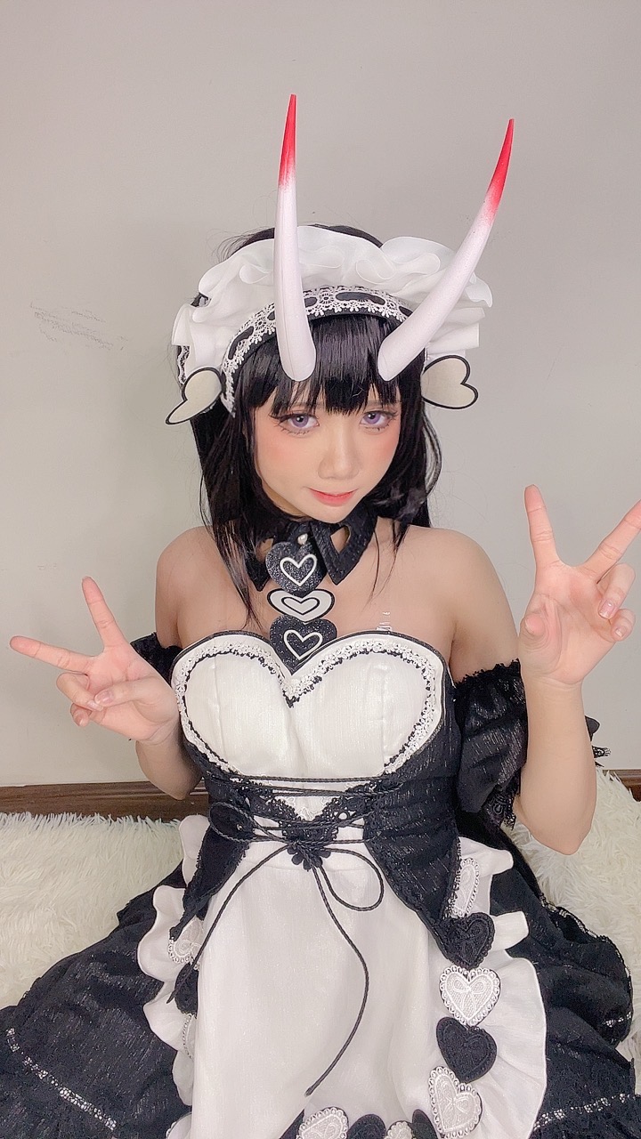 PoppaChan Noshiro Maid Cosplay (Azur Lane) – 117 Photos 11 Videos 408MB插图2