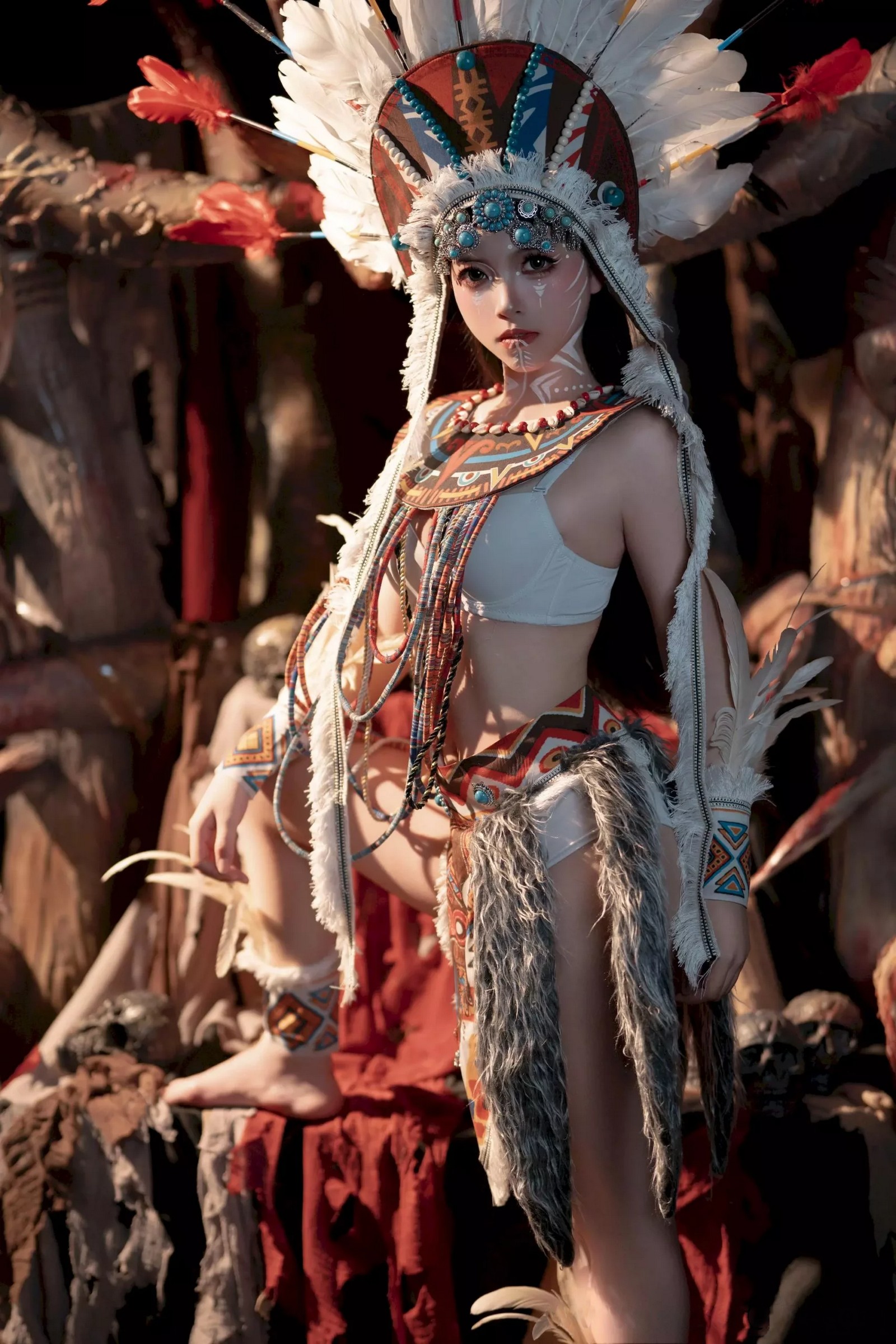 Bangni邦尼 – 印第安（紫舞龙）Cosplay 写真集（99P-355.3MB）插图8
