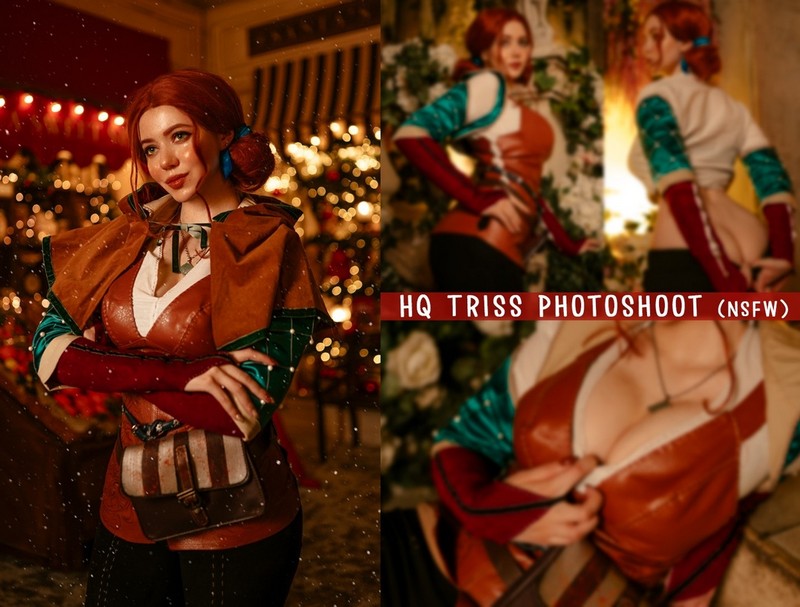 Alina Becker 特莉丝 Triss Merigold Cosplay 巫师系列高清写真【37P-150M】插图2