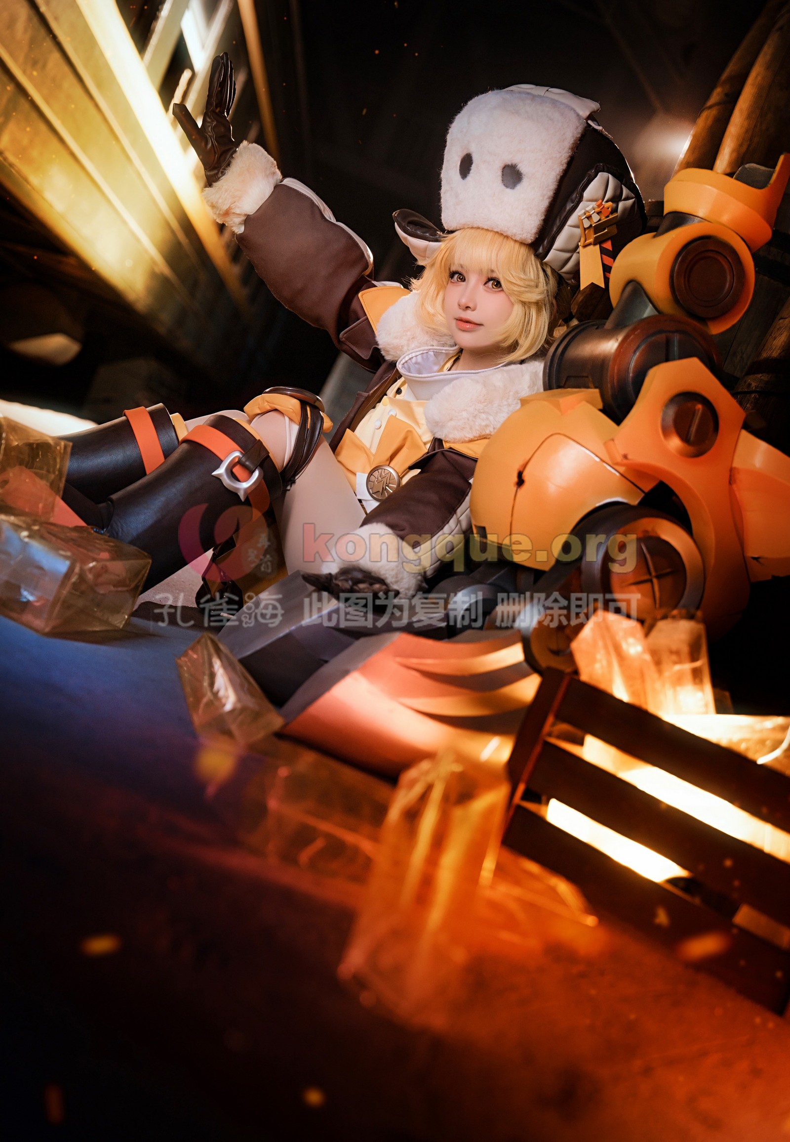 六二二同学 虎克 Cosplay 写真图集｜角色主题高清摄影（24P｜124MB）插图5