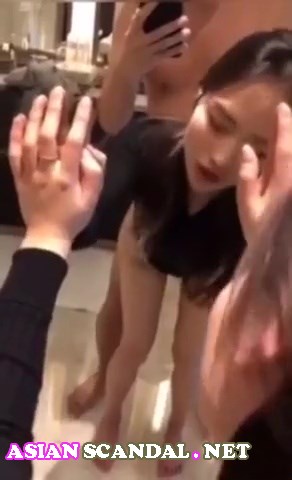 Amazing sg doggy style in front of the hotel room mirror