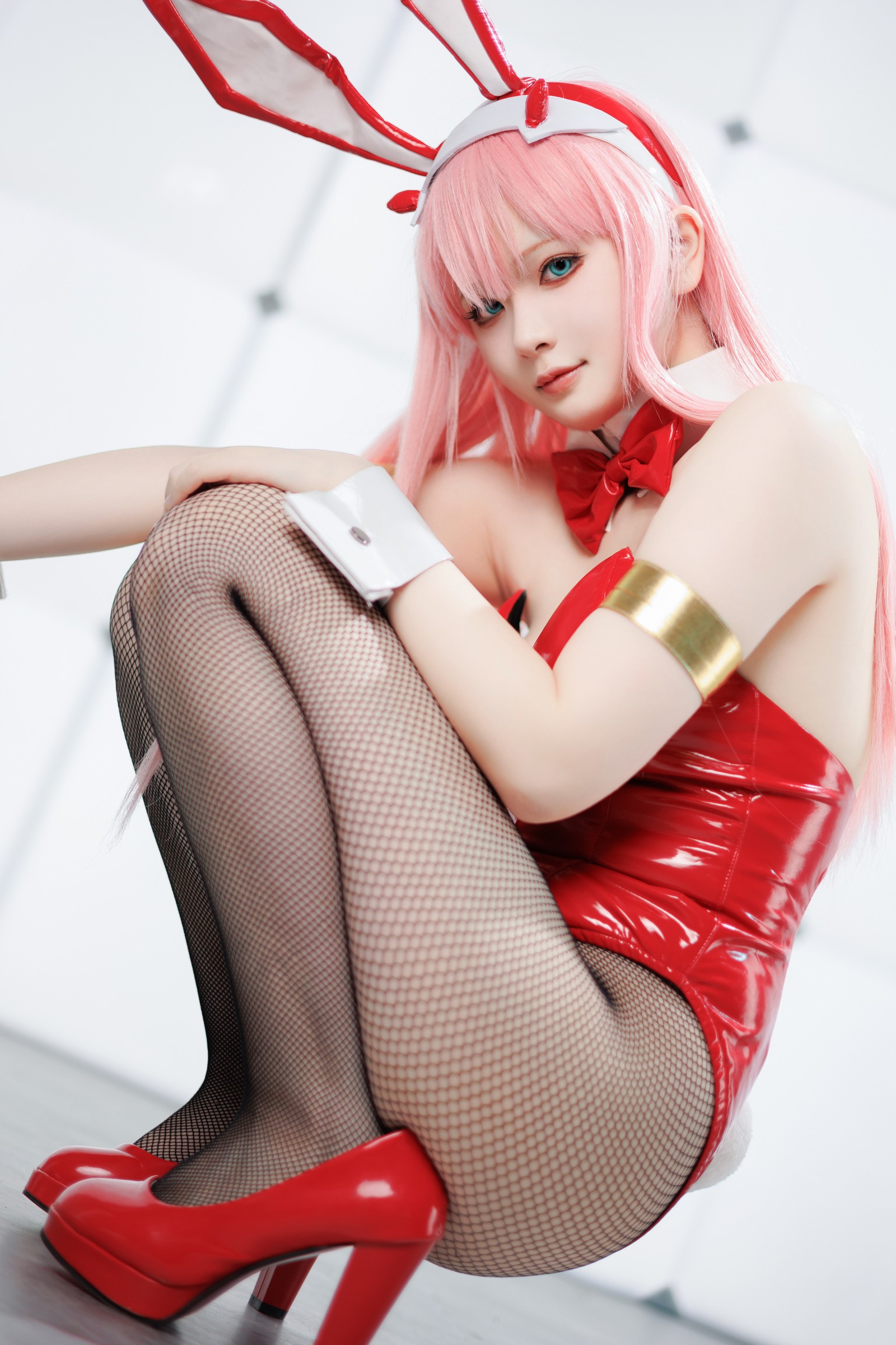 屿鱼 Yuyu Zero Two Cosplay 写真图集｜Darling in the Franxx 高清摄影（39P｜356MB）插图8