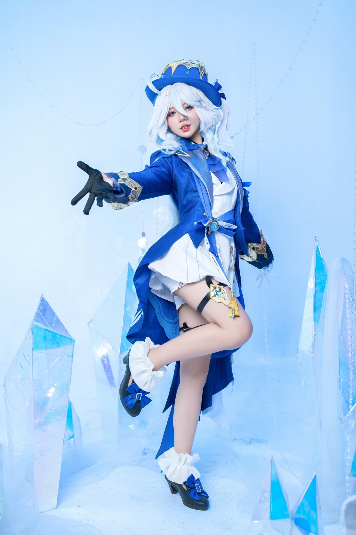 PoppaChan Furina Cosplay (Genshin Impact Fontaine) – 41 Photos 195MB插图