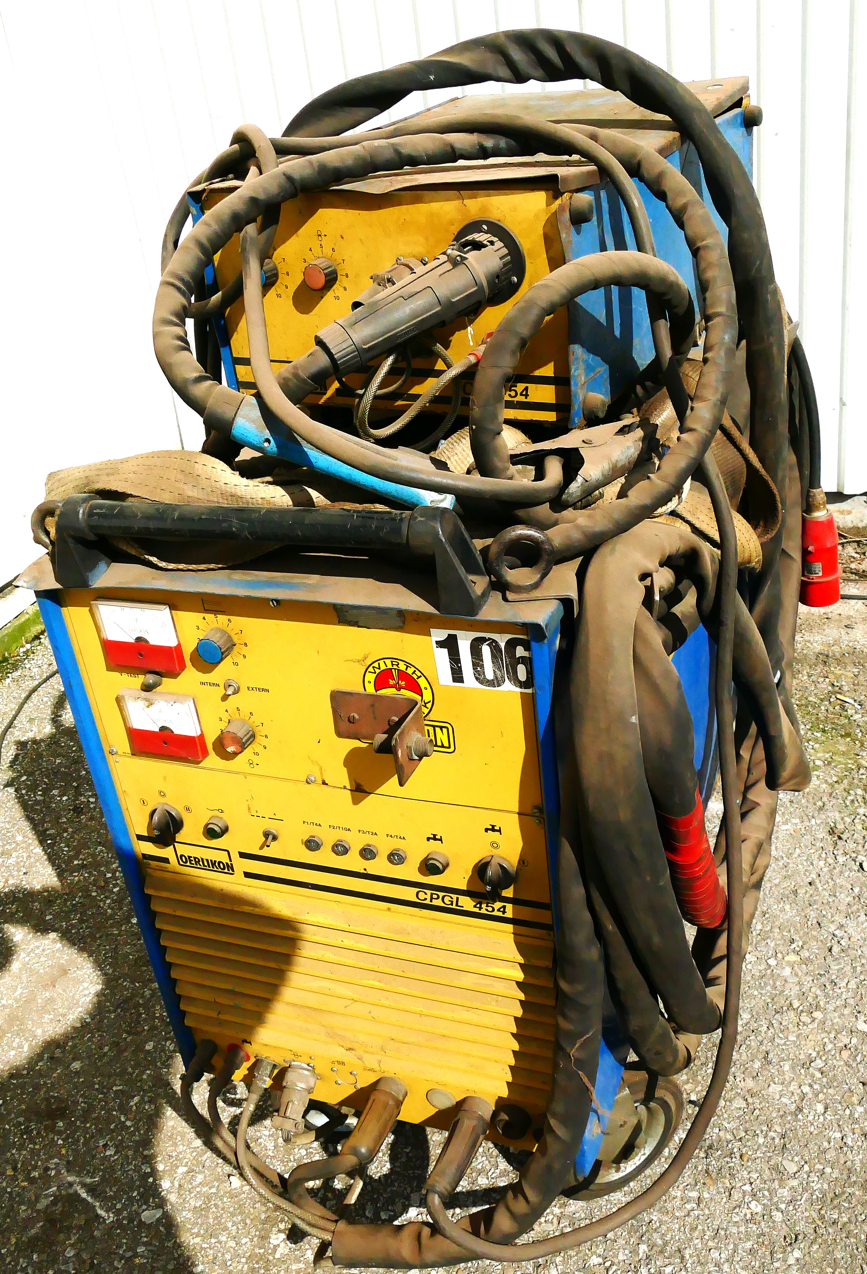 Oerlikon CPGL 454 MIG MAG Schutzgasschweißgerät Frontansicht