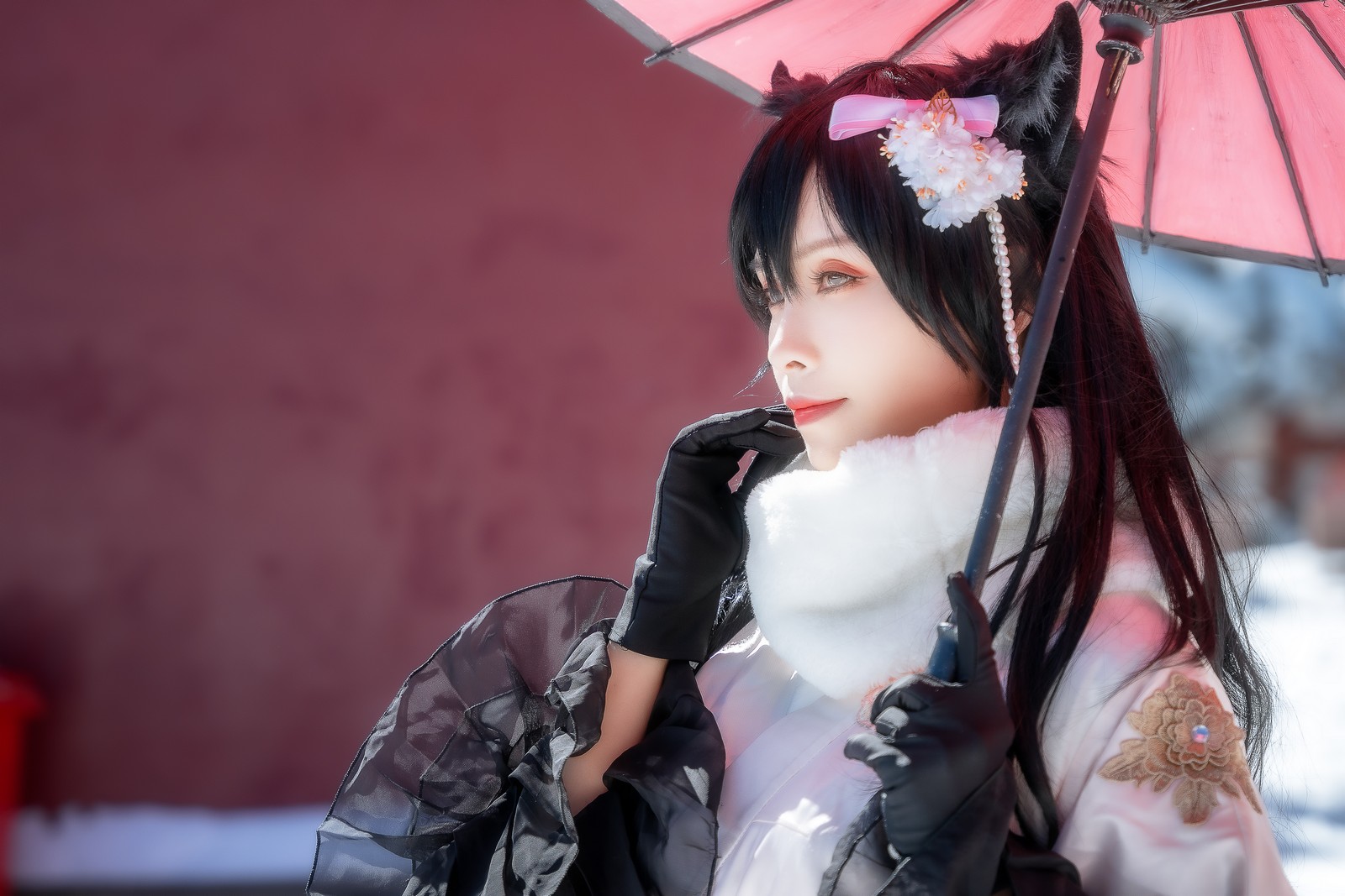 Neko-薇薇 爱宕和服 Cosplay 写真合集｜超清大图（45P｜453MB）插图2