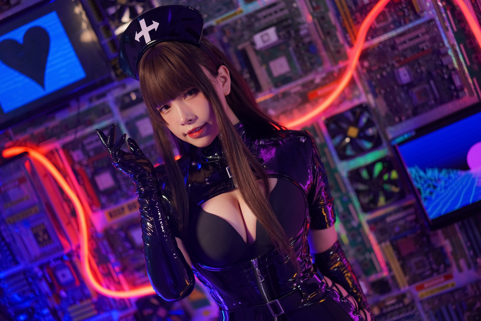 Neko-薇薇 暗黑护士 Cosplay 写真＋视频合集｜高清大图（54P｜5V｜543MB）插图5