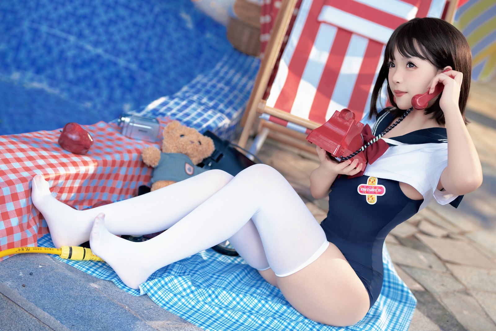 Bangni邦尼 – 反差 JK 泳装 Cosplay 写真集（97P-7V-841.3MB）插图7