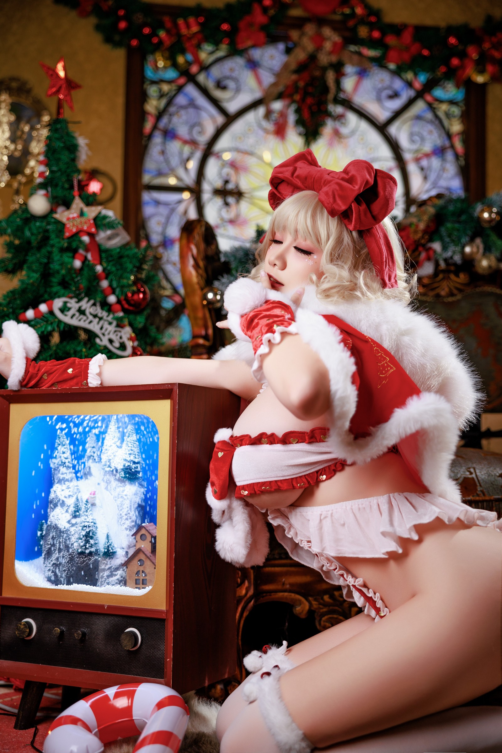 阿雪雪写真圣诞雪精灵高清图集（97P+1V / 3.9G）Cosplay主题插图4