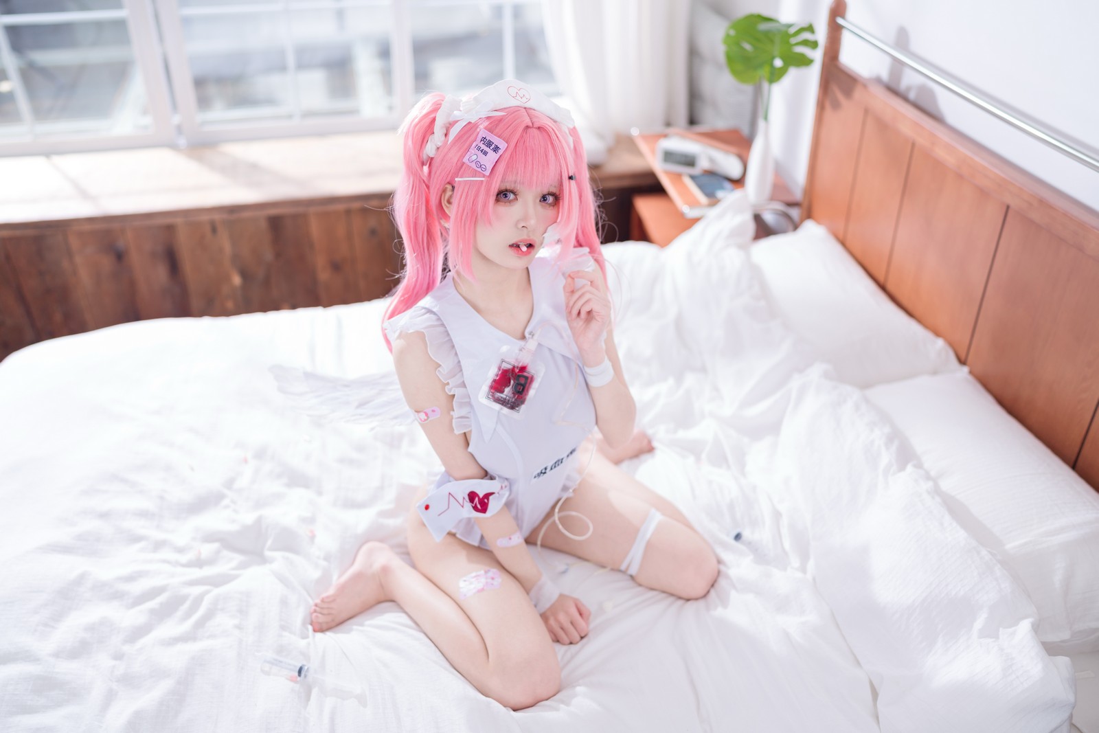 九柒喵 – 小护士针筒 写真合集（48P-139.5M）护士制服 Cos 高清图集插图7