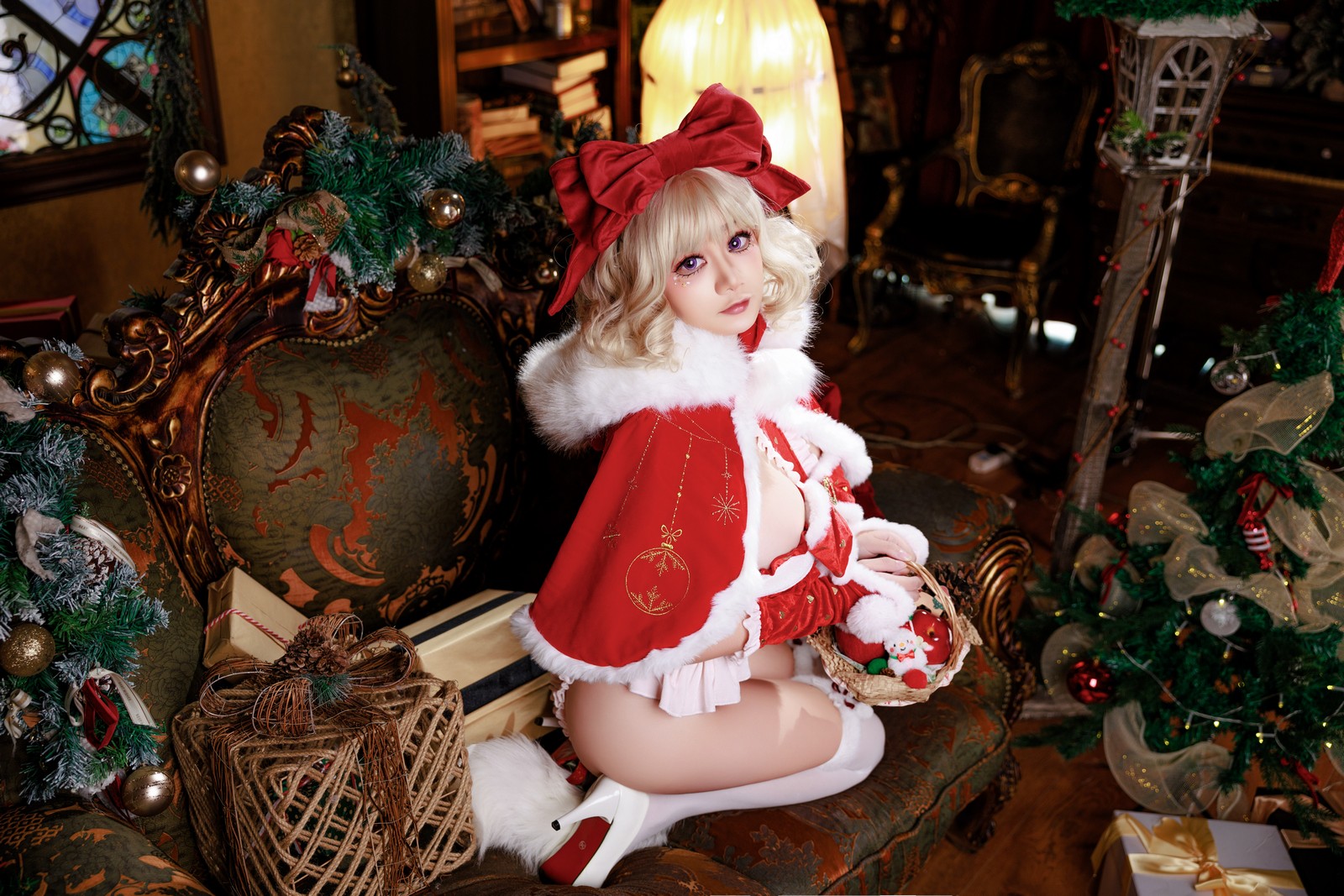 阿雪雪写真圣诞雪精灵高清图集（97P+1V / 3.9G）Cosplay主题插图3