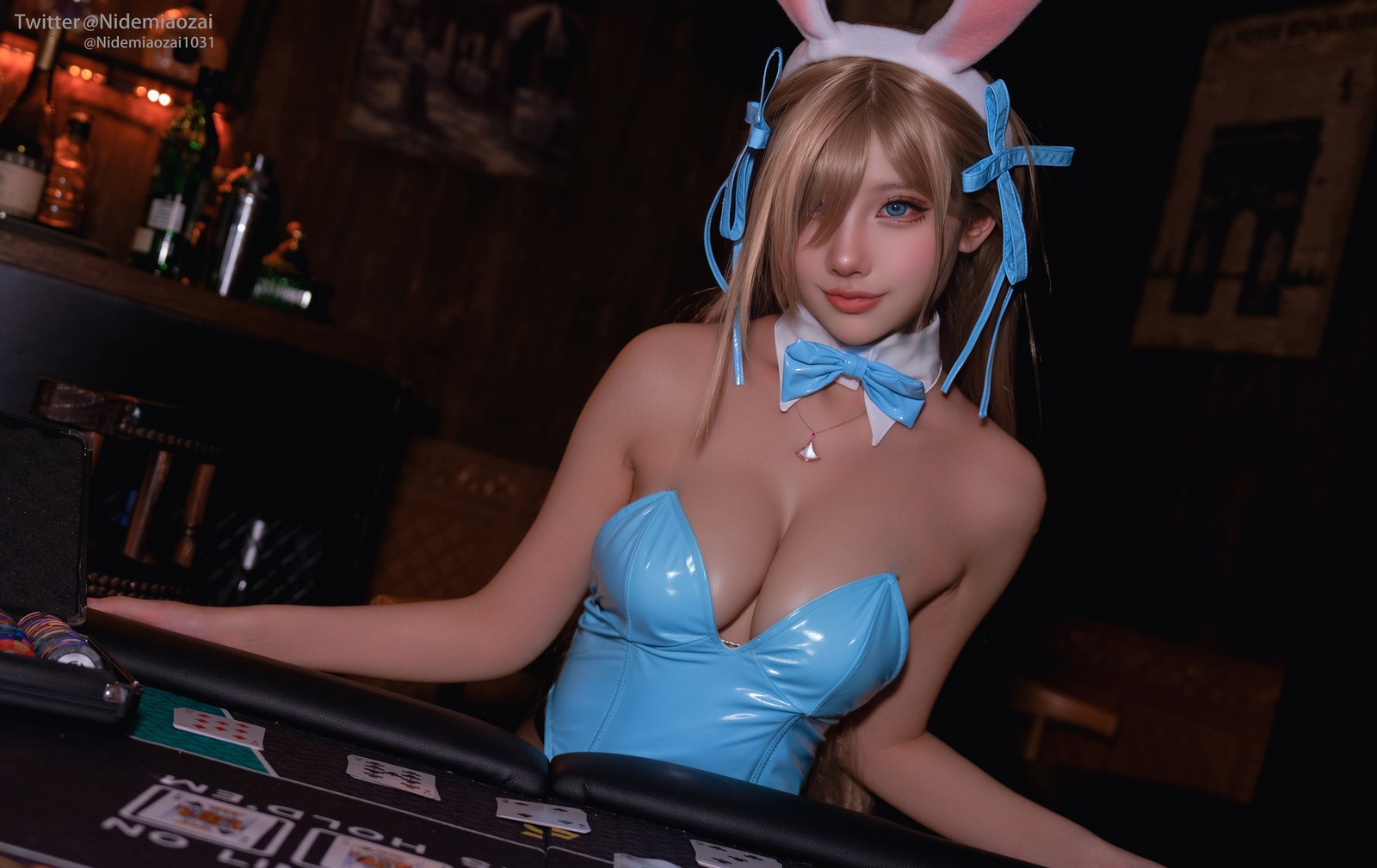 Cat Demon 喵崽｜碧蓝档案 明日奈 兔女郎 Cosplay 高清写真合集（123P）插图3