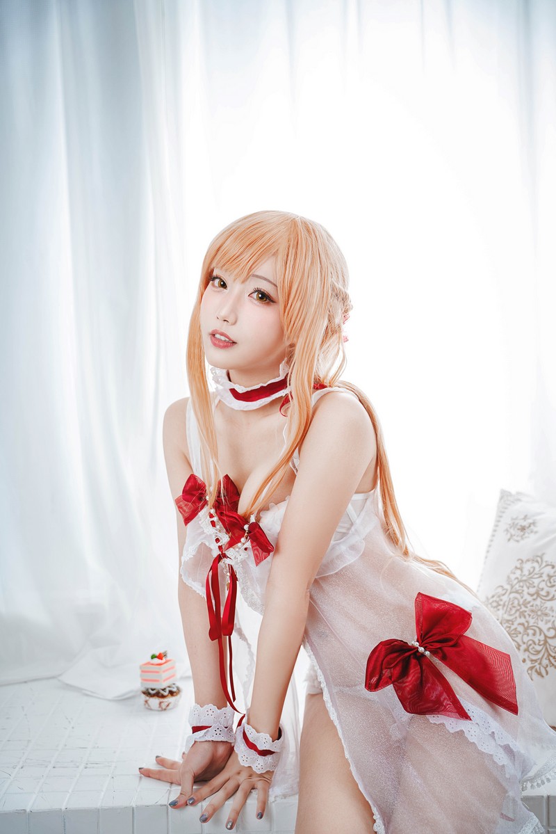 切切Celia 亚丝娜内衣 Asuna Cosplay 写真图集 93P插图3