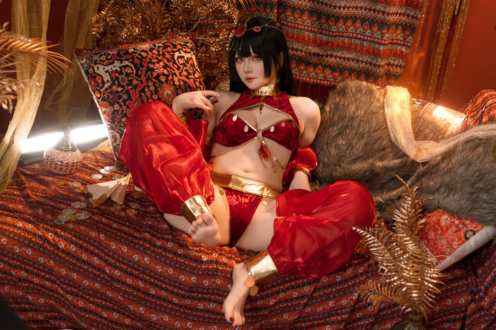 屿鱼 Yuyu 大凤 舞娘 新年特典 Cosplay 写真集（50P｜449MB）插图8