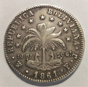 BOLIVIA: 8 Soles, 1861 - El quinto Bolívar IMG-20191014-011806