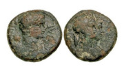 AE17 de Augusto. ΒΑΣΙΛΕΩΣ ΡΟΙΜΗΤΑΛΚΟΥ. Bustos de Rhoemetalces I y Pythodoris. Reino de Tracia IMG-20200511-110942