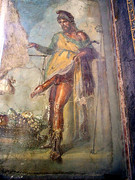 Fresco of Priapus Casa Dei Vettii Pompeii