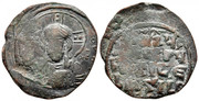 Follis anónimo atribuido a Constantino VIII, 1025-1028. Constantinopla Smg-1367