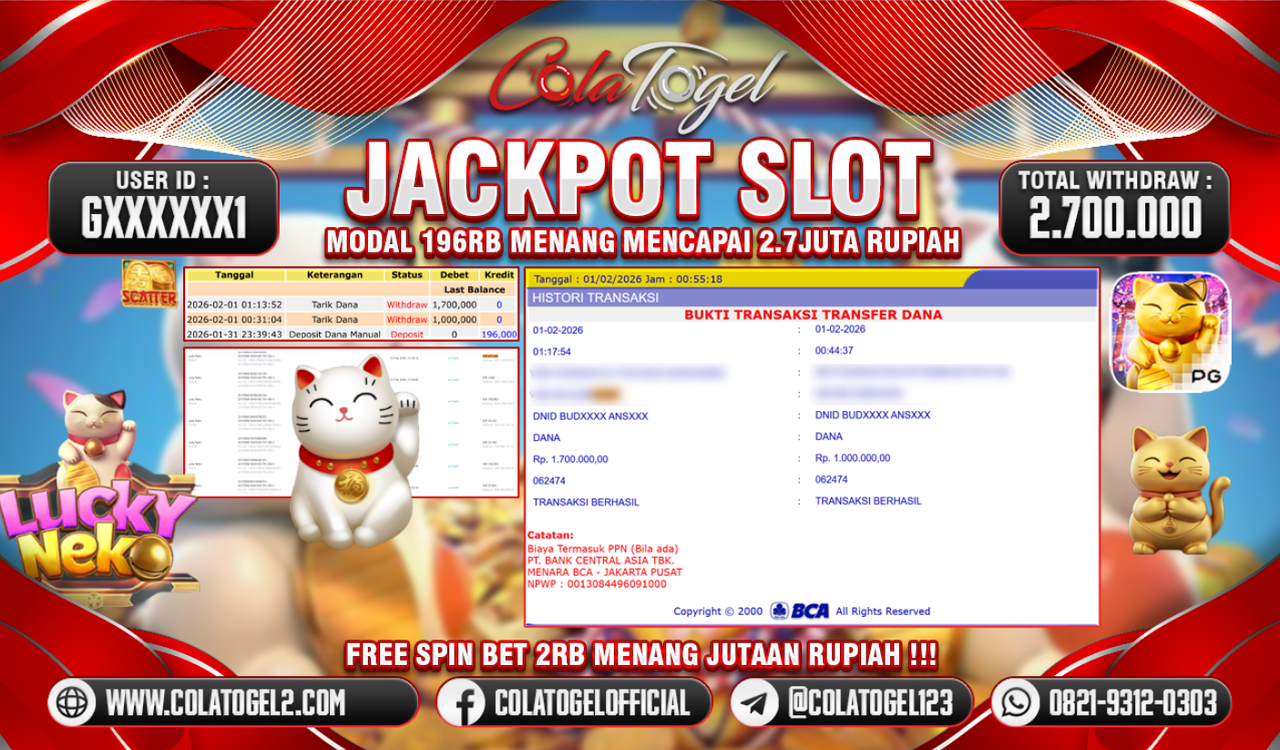 JACKPOT SLOT GACOR!!