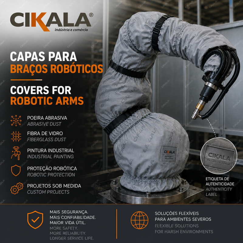 Industrial protection solution for robots in an automated environment