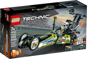 LEGO Technic set 42103 Dragster box
