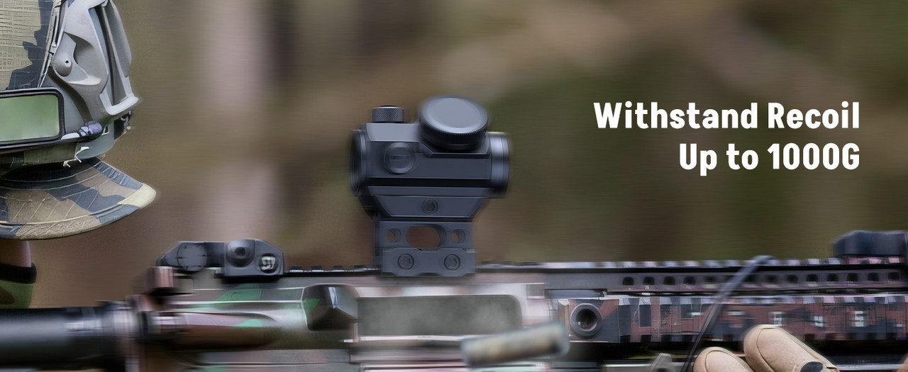 EZshoot Holographic Optic Scope showing multi-reticle dial