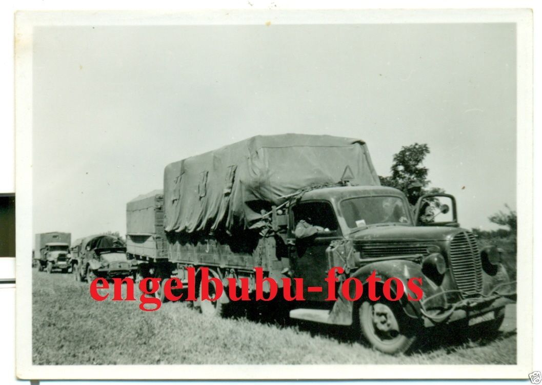 FOTO - FAHRZEUG - KOLONNE - ANHÄNGER - LKW - Geb