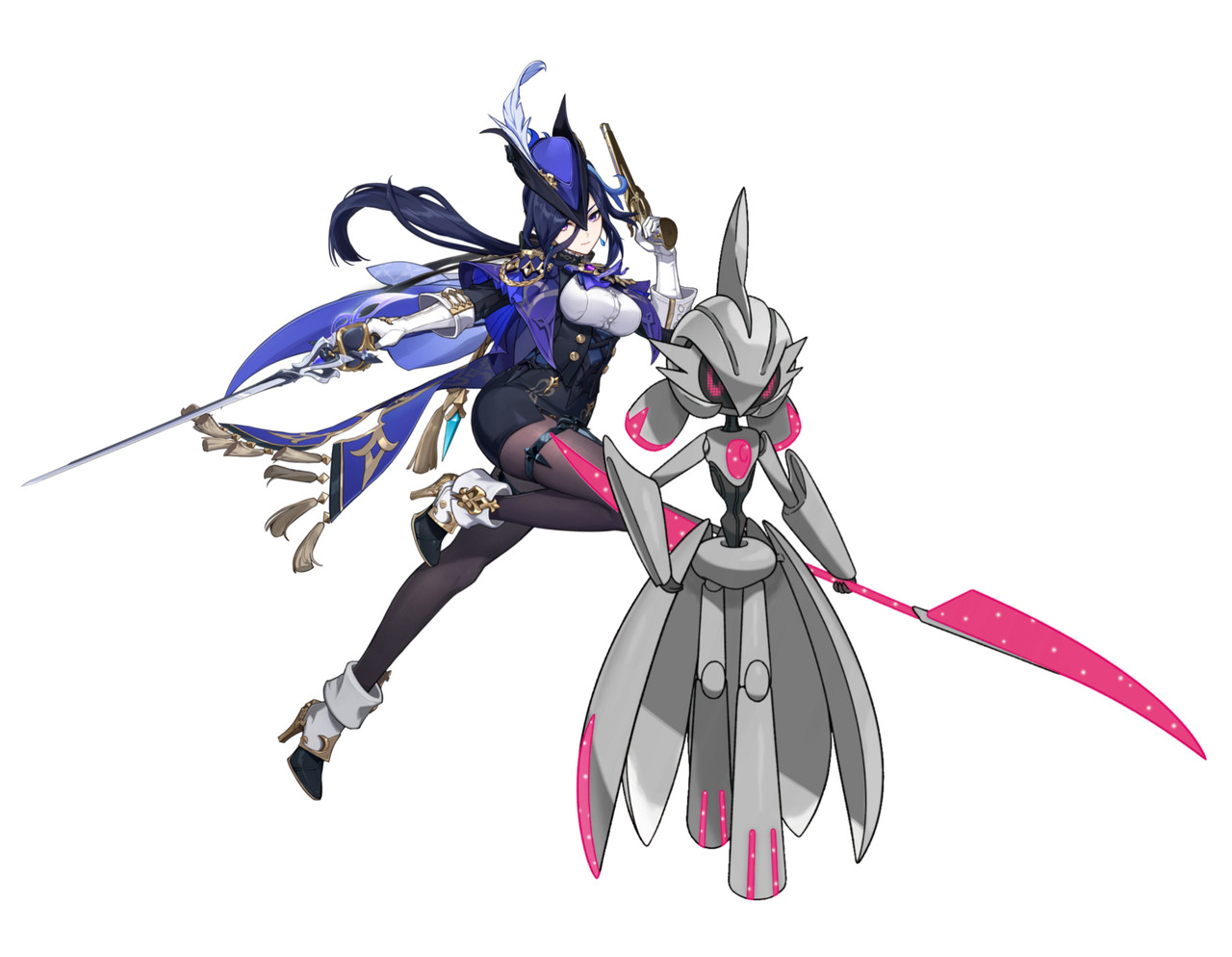Clorinde and Iron Valiant (Shiny)