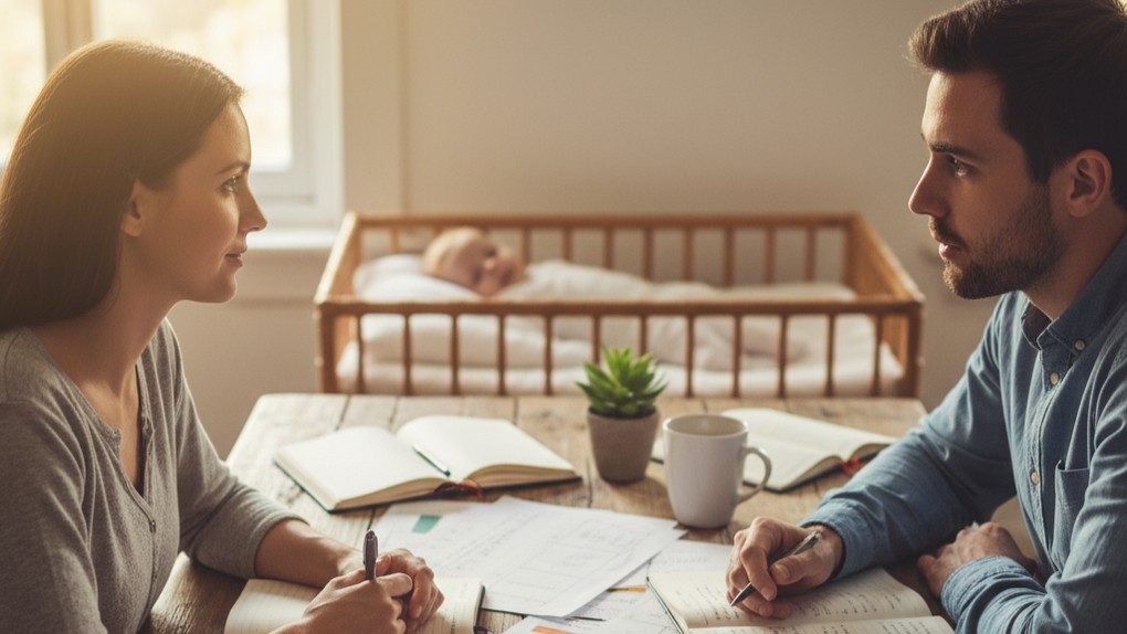 пара решает семейные проблемы и планирует преодоление кризиса