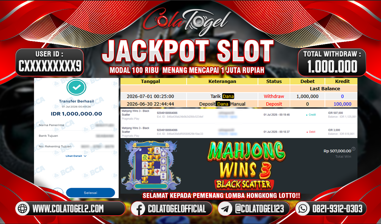 JACKPOT SLOT GACOR!!