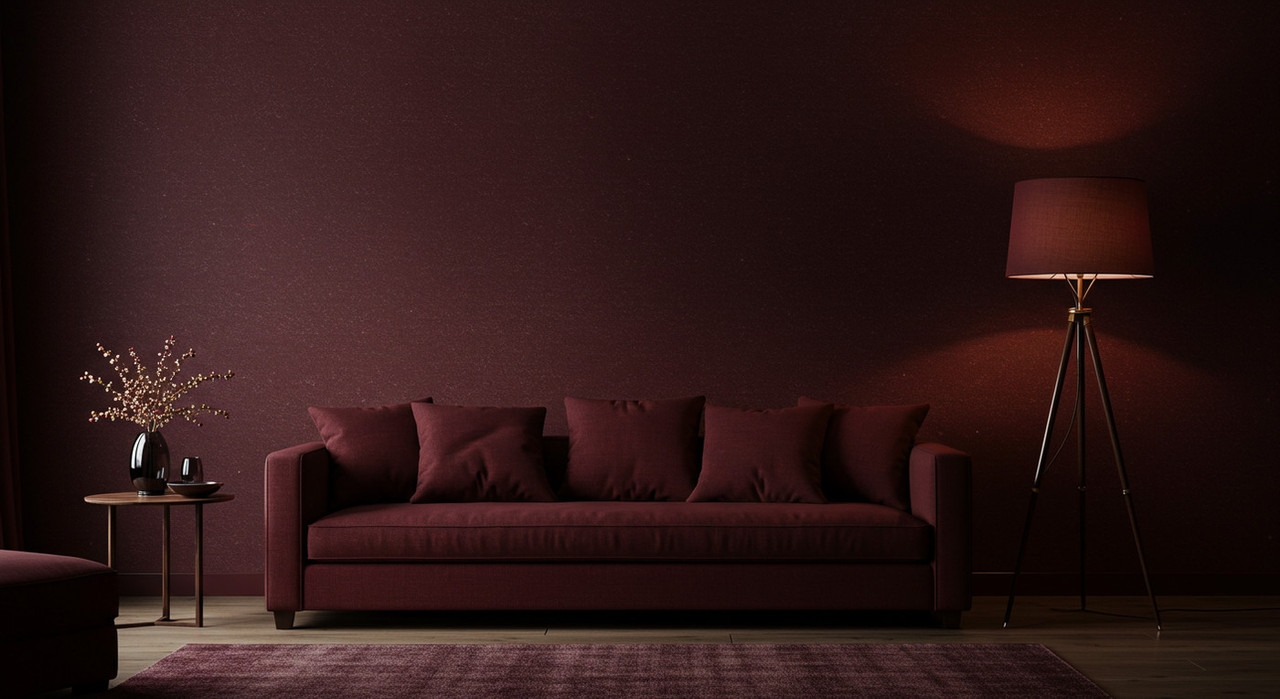 современный интерьер с торшером