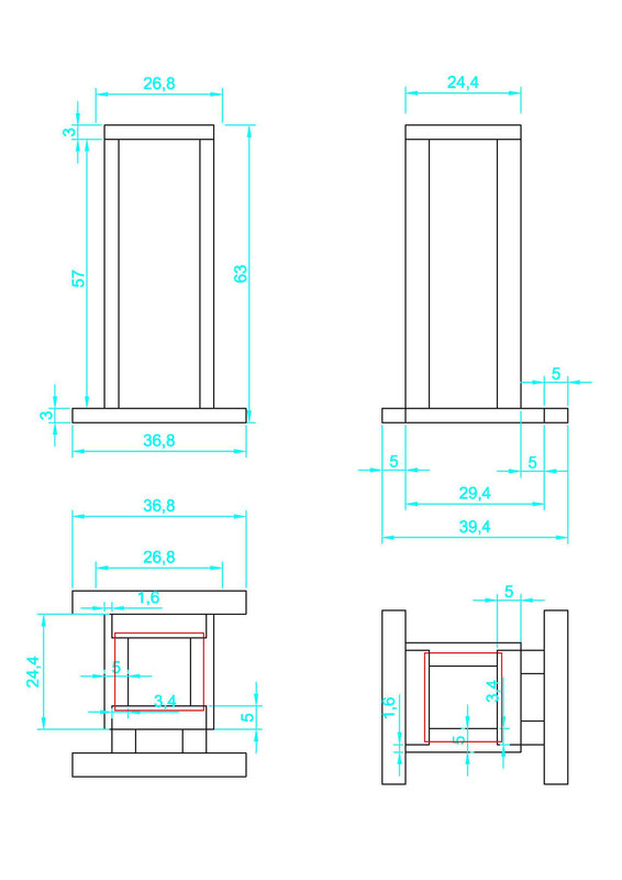 Soporte altavoces DIY Croquis